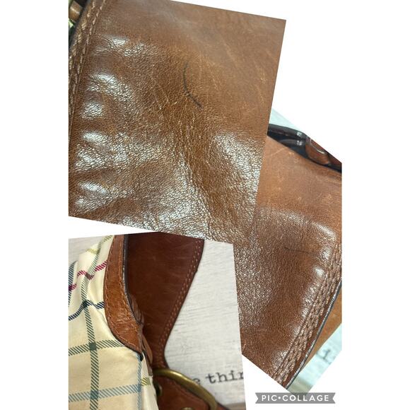 Coach Vintage Bleecker Legacy Tattersall Leather Purse Shoulder Bag 11419 Y2K - Picture 10 of 12